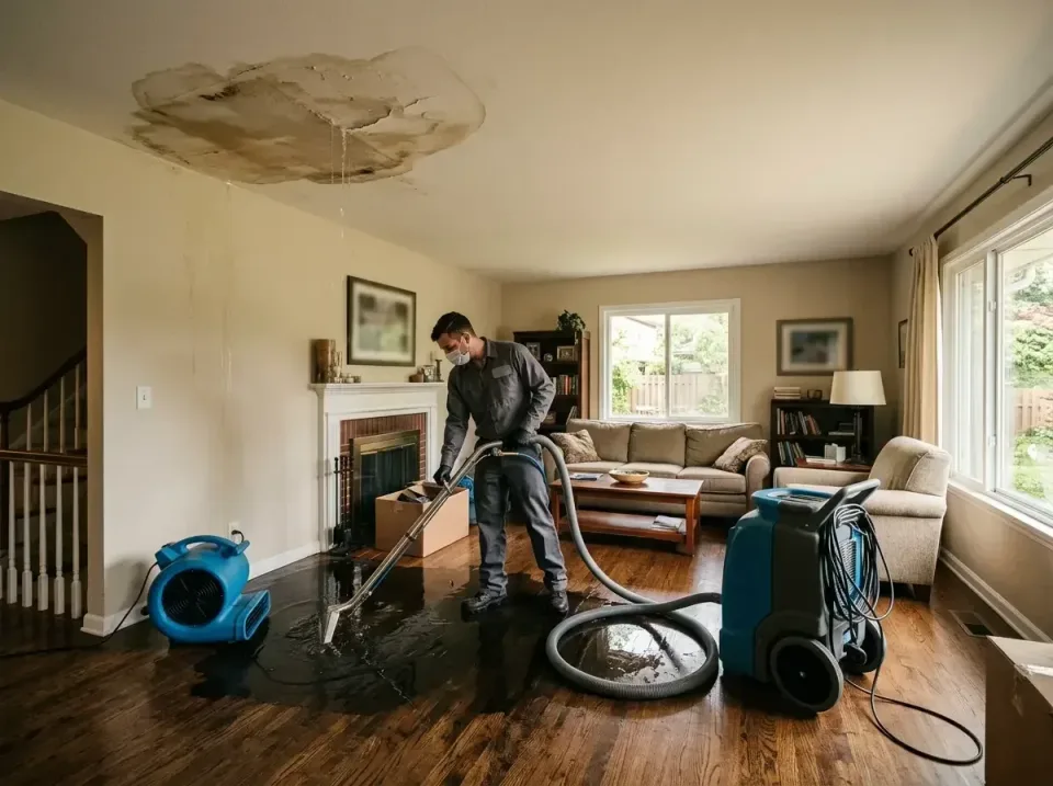 attic-pipe-burst-ceiling-drip-008 — frequently asked questions, Water Damage Restoration & Carpet Care in Caryville, TN